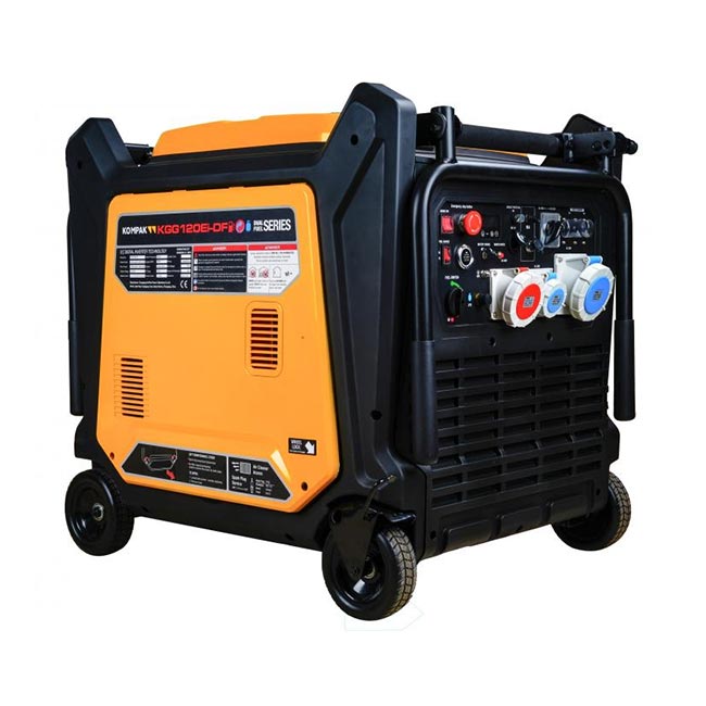 Инверторен трифазен - монофазен генератор KGG 120Ei DF